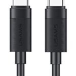 USAMS καλώδιο USB-C SJ780, 60W, 480Mbps, 1m, μαύρο