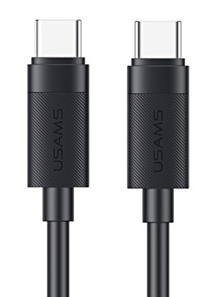 USAMS καλώδιο USB-C SJ780, 60W, 480Mbps, 1m, μαύρο