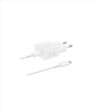 Samsung 25W Adapter White Charger + USB-C Data Cable 1m White (EP-T2510XWE)