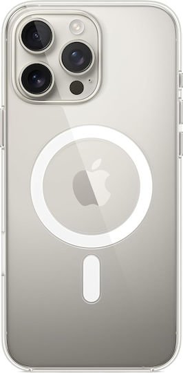 Apple Silicone Case with Magsafe Transparent (iPhone 16 Pro Max)