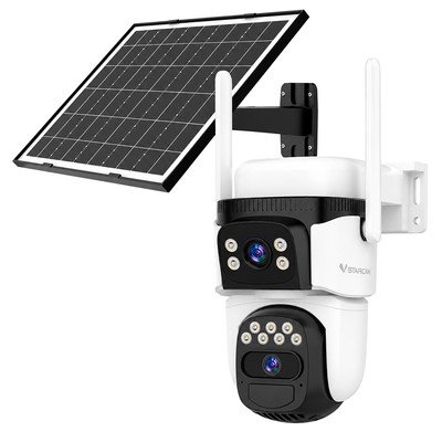 VSTARCAM smart ηλιακή κάμερα BG621DR, dual lens, 3MP, 4G, SD, PTZ, IP66