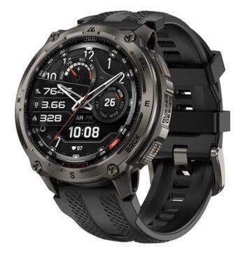 KOSPET smartwatch TANK T4, heart rate, 1.43" AMOLED, GPS, 10 ATM & IP69K, μαύρο