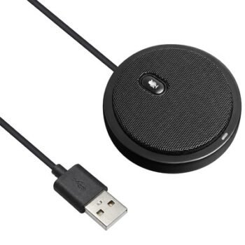 CMTECK επιτραπέζιο μικρόφωνο UM02, omnidirectional, USB, μαύρο