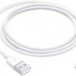 Apple Regular USB to Lightning Cable Λευκό 1m (MUQW3ZM/A)