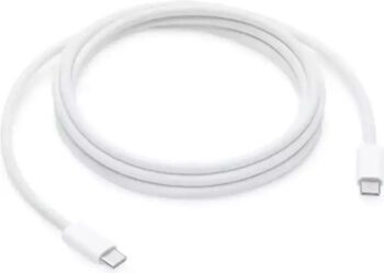 Apple Regular USB 2.0 Cable USB-C male - USB-C male Λευκό 2m (MYQT3ZM/A)