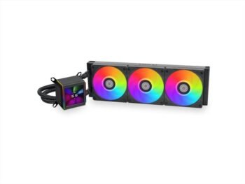 Lian Li Galahad II LCD 360 GPU Liquid Cooler with ARGB Fans Black