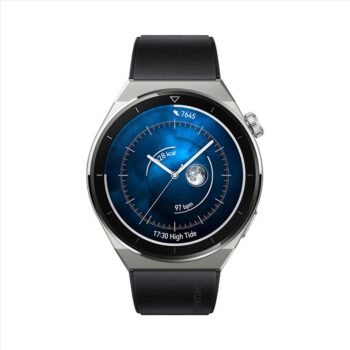 Huawei Watch GT 3 Pro 46mm Titanium Case with Black Fluoroelastomer Strap (55028468)
