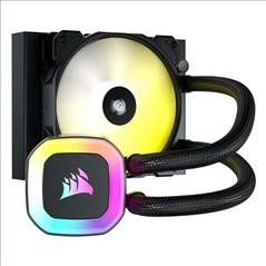 Corsair H55 RGB 120mm Liquid CPU Cooler, Black (CW-9060052-WW)