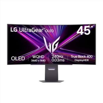 LG UltraGear 45GX900A Ultrawide OLED HDR Curved Gaming Monitor 44.5" QHD 3440x1440 240Hz