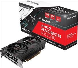 SAPPHIRE PULSE AMD Radeon RX 6600 Graphic card 8GB GDDR6 PCI Express 4.0 ATX (11310-01-20G)