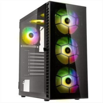 KOLINK OBSERVATORY HF GLASS ARGB MIDI TOWER CASE – BLACK