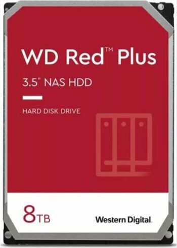 Western Digital Red Plus 8TB 3.5" SATA III 5400rpm (WD80EFPX)