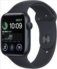 Apple Watch SE 2023 44mm Starlight Aluminium Case with Sport Band M/L Midnight EU