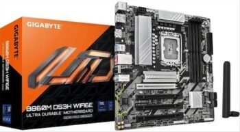 Gigabyte B860M DS3H WIFI6E Motherboard Micro ATX with Intel 1851 Socket