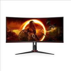AOC CU34G2XP/BK 34" Curved Ultrawide QHD Gaming Monitor VA 3440x1440 1ms