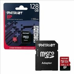 Patriot EP Series microSDXC 128GB Class 10 U3 V30 A1 UHS-I (PEF128GEP31MCX)