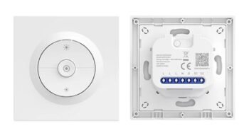 SONOFF smart επιτοίχιος διακόπτης dimmer Orb-DIM, WiFi, Matter, 400W, λευκός