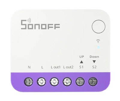 SONOFF smart διακόπτης MINI-RBS για μηχανισμό κουρτινών, WiFi, συμβατός με Matter, λευκός