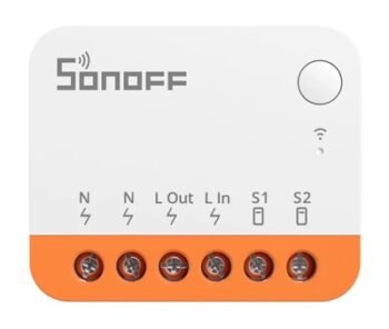 SONOFF smart διακόπτης MINIR4, 2 κανάλια, WiFi, 10A, λευκός