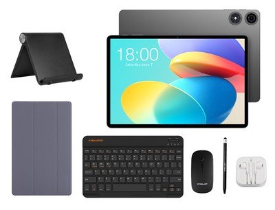 TECLAST tablet P50T με πληκτρολόγιο/ποντίκι/στυλό αφής/θήκη/βάση, 11", 3/128GB, Android 16, 8000mAh, γκρι