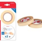 MP κολλητική ταινία διπλής όψεως PA512-01, 12mm, 10m, μπεζ, 2τμχ