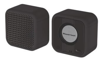POWERTECH μίνι φορητό ηχείο TWS PT-1626, μαγνητικό, 5W, Bluetooth, 400mAh, μαύρο