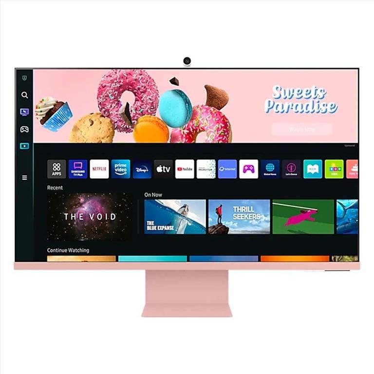Samsung LS32BM80PUUXEN Μ80B M8 VA HDR Smart Monitor 32" 4K 3840x2160 Pink