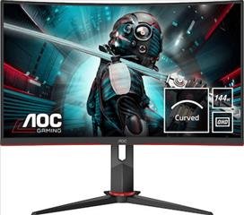 AOC CQ27G2U VA Curved Gaming Monitor 27" QHD 2560x1440 144Hz 4ms GTG
