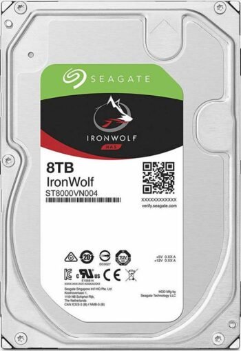 Seagate IronWolf NAS HDD 8TB 3.5" SATA III (ST8000VN004)