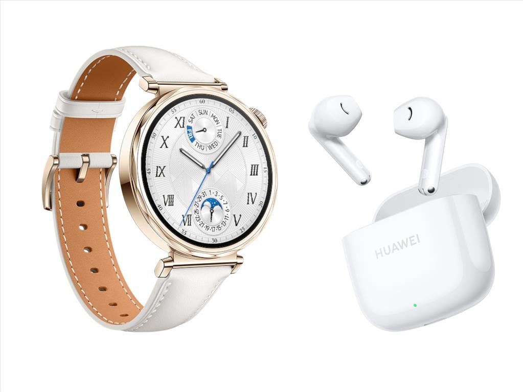 Huawei Watch GT 5 41mm White + Huawei Freebuds SE 2 Ceramic White
