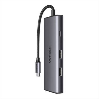 Ugreen Cm498 USB-C / USB-A Docking Station with 4K PD Black