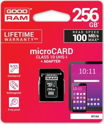 GoodRAM M1AA microSDXC 256GB U1 UHS-I 60MB/s