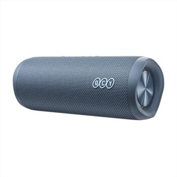 QCY SP7 Portable Bluetooth Speaker 40W, Mic for Calls, RGB Blue