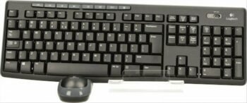 Logitech Wireless Combo MK270 Keyboard-Mouse (English) Black (920-004508)