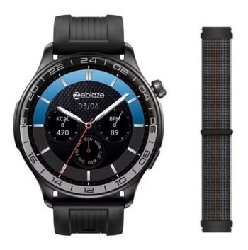 ZEBLAZE smartwatch Btalk 4 Pro, heart rate, 1.43" AMOLED, μαύρο