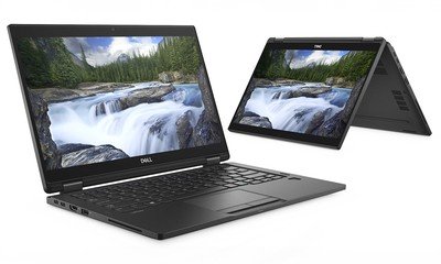 DELL Laptop Latitude 7390 2 IN 1, Refurbished Grade B, i7-8650U, 16/256GB M.2, 13.3", Cam, UHD Graphics 620, FreeDOS