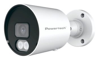 POWERTECH υβριδική κάμερα CCTV PT-1585 με μικρόφωνο & Full Color λειτουργία, 8MP, 2.8mm, IP67