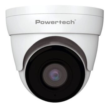 POWERTECH υβριδική κάμερα CCTV PT-1589 με μικρόφωνο & υπέρυθρα, 8MP, 2.8mm, IP66