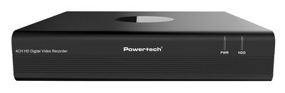 POWERTECH XVR υβριδικό καταγραφικό PT-1595, 5MP, H.264/H.265, 4 κανάλια