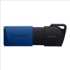 Kingston DataTraveler Exodia M USB 3.2 Drive 64GB Black/Blue (DTXM/64GB)