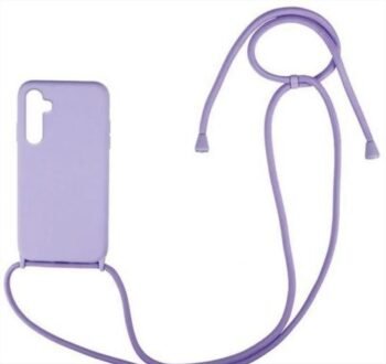 Back Cover Silicone Light Purple with Strap for Galaxy A35 / A55 (A356/A556)